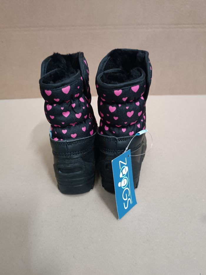 Bottes de neige motif cœur taille 22 - photo numéro 4