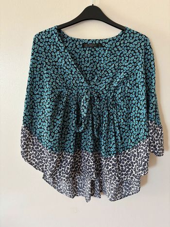 Blouse bleu Zara
