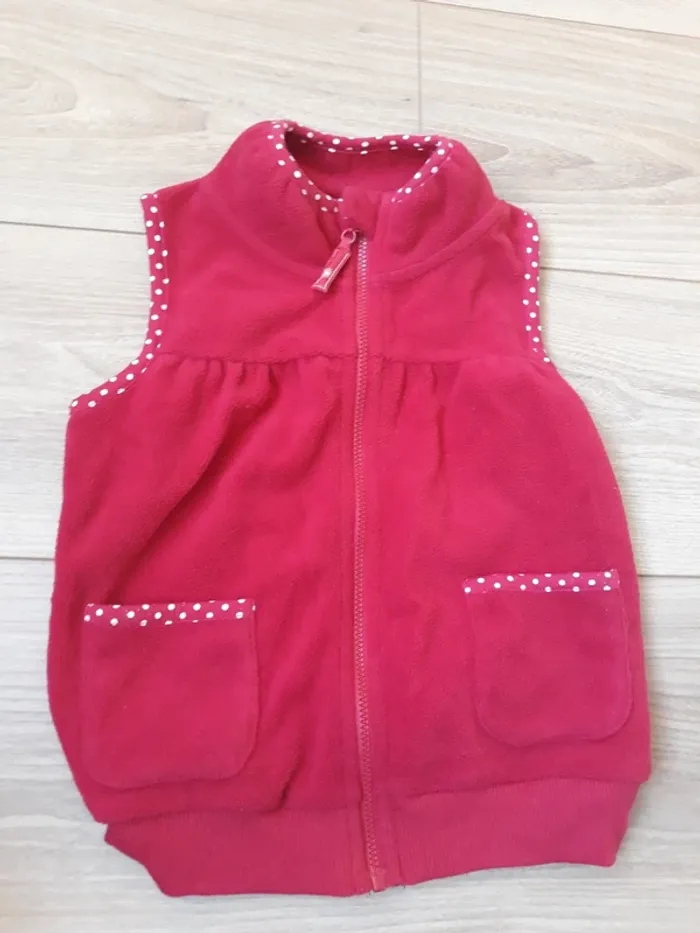Gilet sans manches chaud et doux