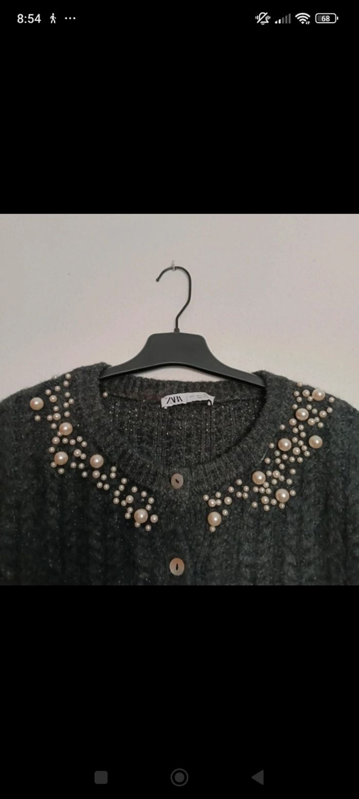 Gilet perle Zara - photo numéro 2