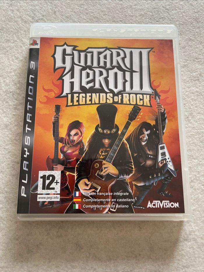 Guitar Hero III Legends of Rock Jeu PS3 Complet FR - photo numéro 1