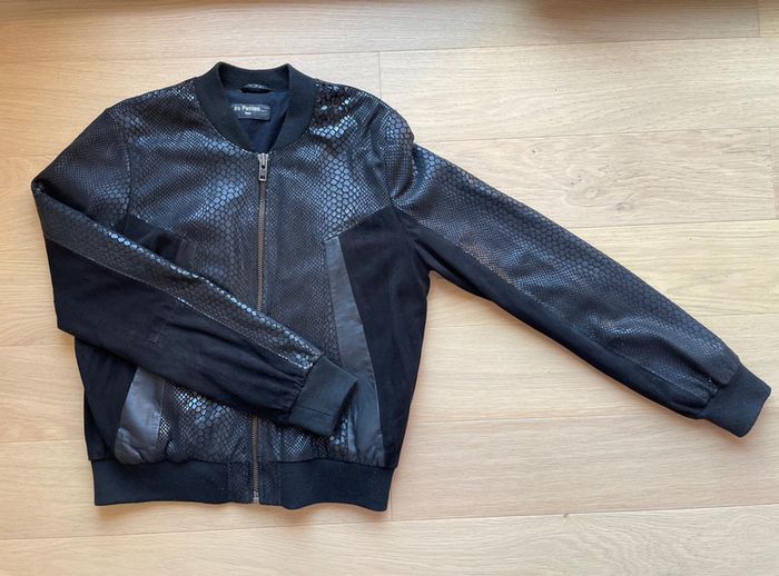 Veste en cuir Les Petites L - photo numéro 2