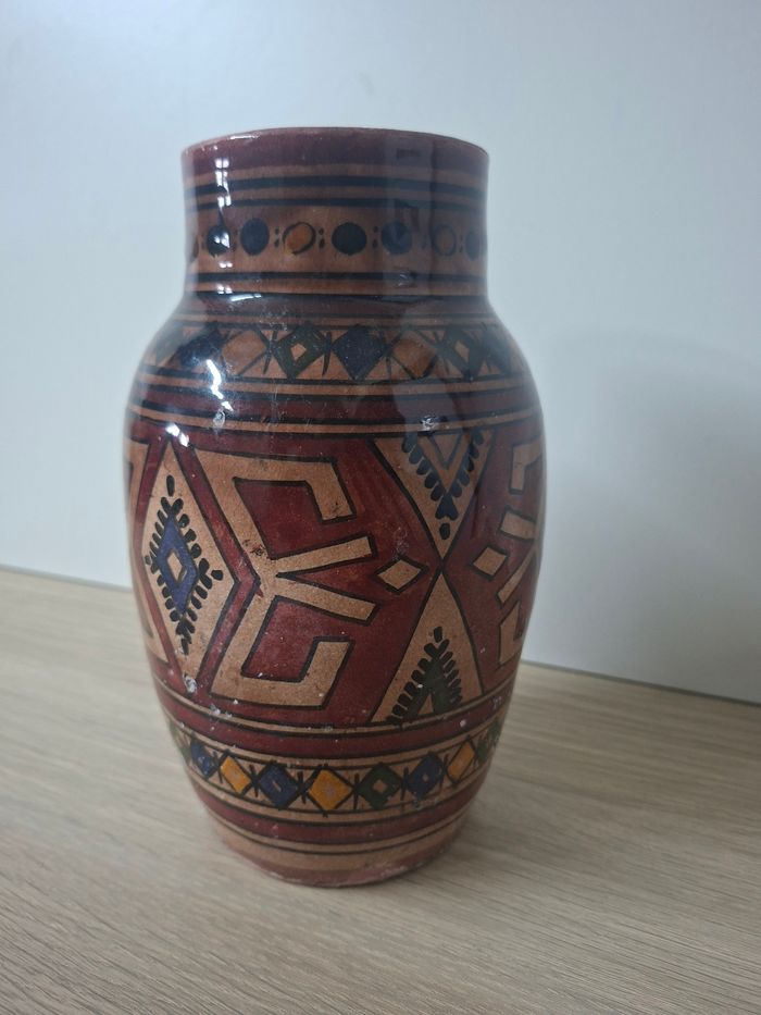 Ancien vase  oriental - Signé Safi