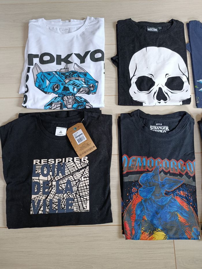 Lot de Tee shirt garçon taille S - photo numéro 2