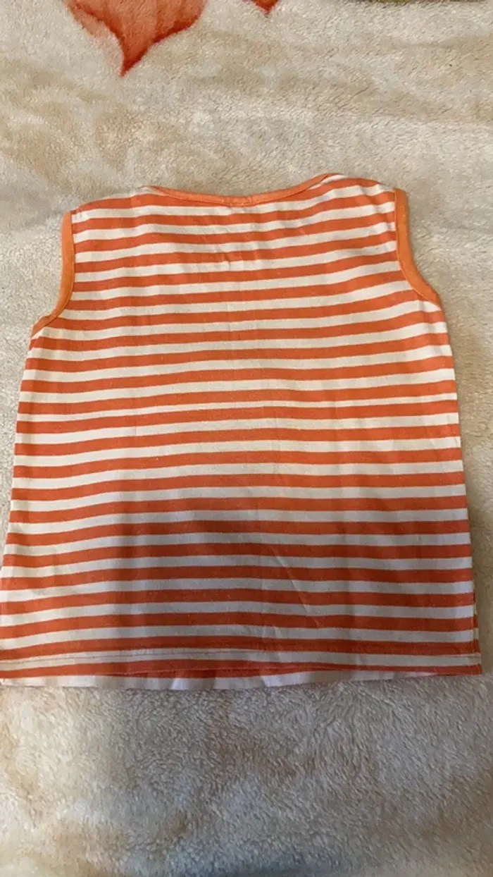 Marcel marinière orange 4 ans - photo numéro 2