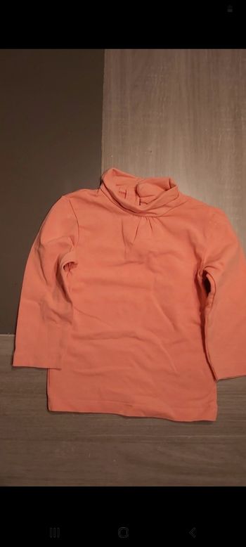 Sweat couleur corail