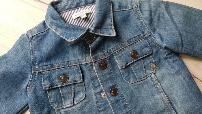 Veste en jean in extenso garçon 6mois - photo numéro 4