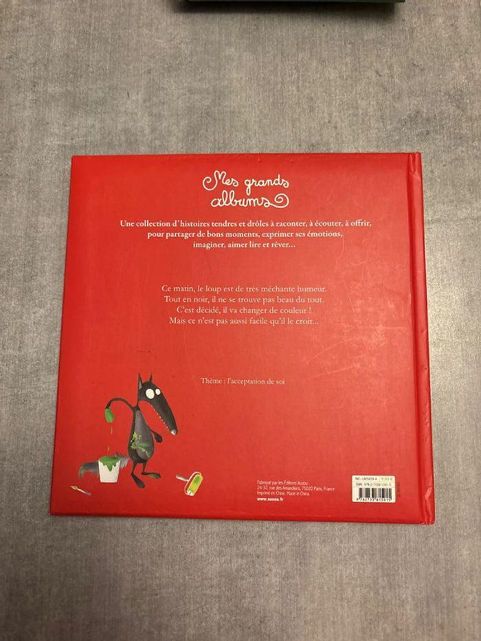 Livre mes grands album, le loup qui voulait changer de couleur - photo numéro 3