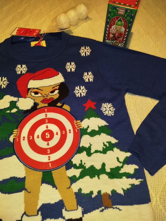 🎯 Pull de Noël d’exception T.S– pour ceux qui visent juste ! 🎯 - photo numéro 3