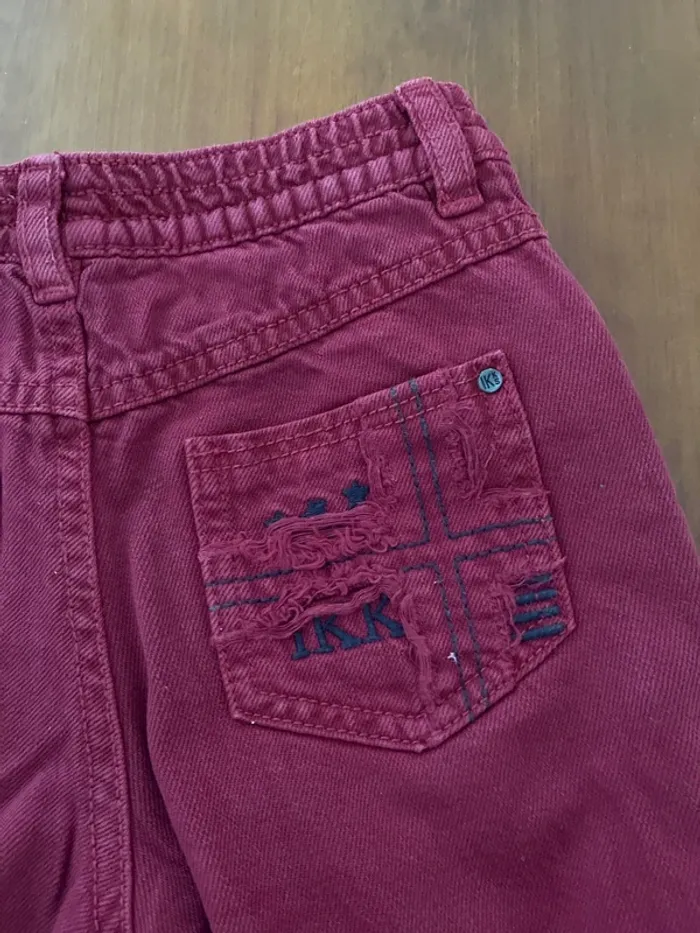 Jeans ikks bordeaux 3 ans - photo numéro 6