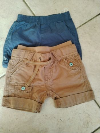 2 shorts 9 mois