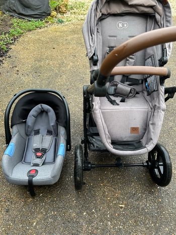 Poussette 3 en 1 kinderkraft 