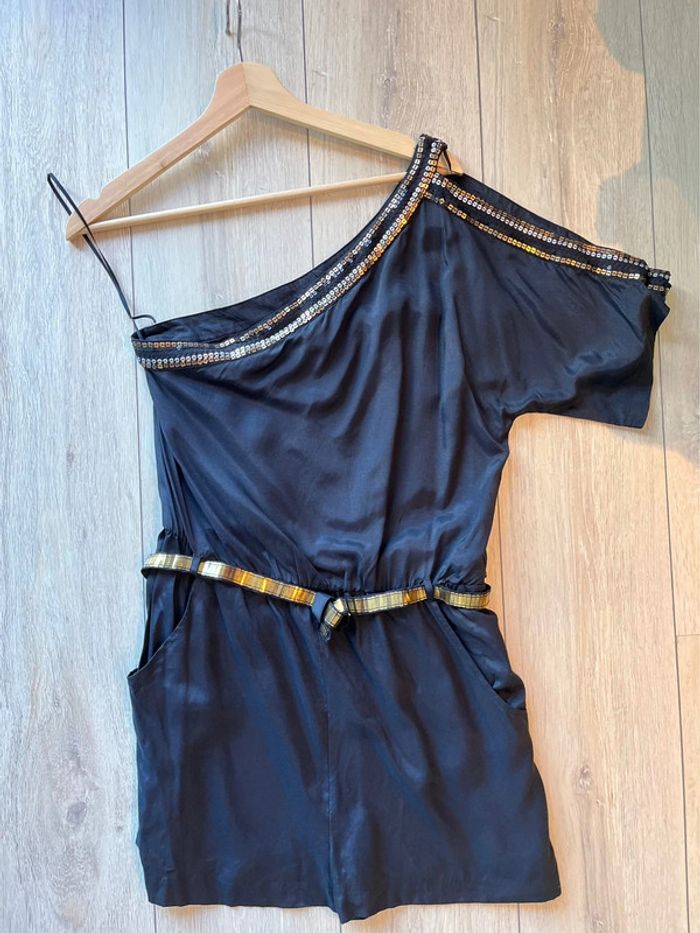 Combi-short noir Stradivarius