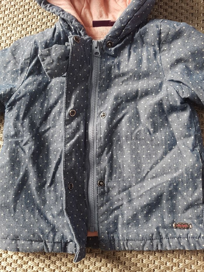 Manteau à capuche mi saison fille - 18 mois - photo numéro 6
