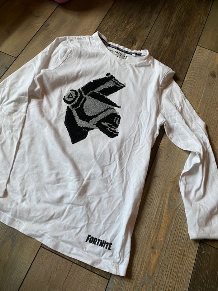 T-shirt manches longues Fortnite pull 11-12ans