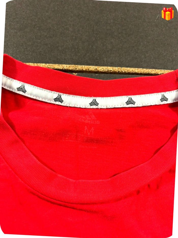 T-shirt Adidas Rouge et Bleu taille M - photo numéro 5
