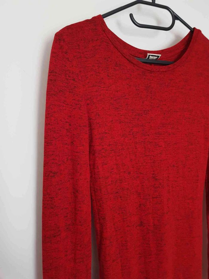 Robe rouge longue moulante élastique taille 36 - photo numéro 2