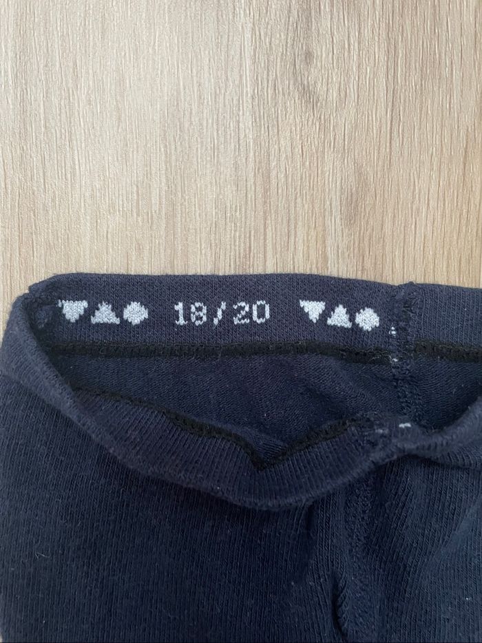 Collant Tape à l’œil bleu marine cœurs 18-20 - photo numéro 2