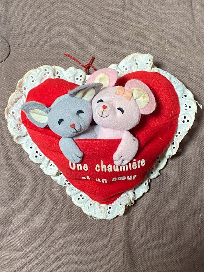 Duo de petites souris vintage