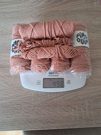 5 pelotes de Pingo Macramé (500 g le lot)