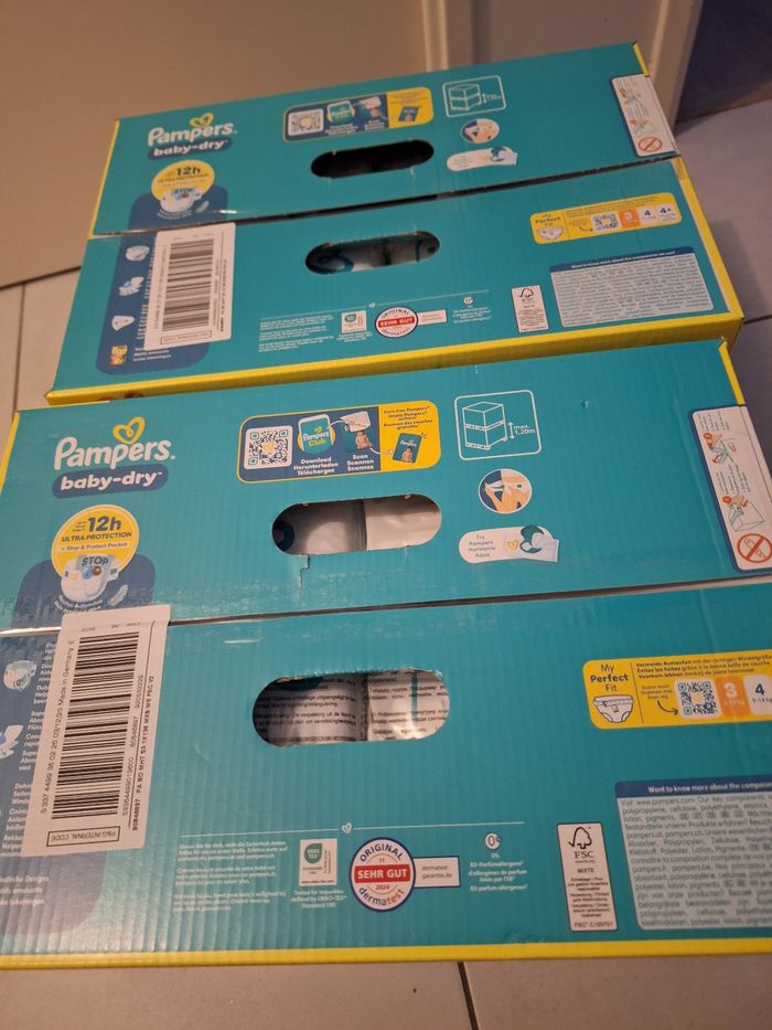 2 cartons Pampers taille 3 - photo numéro 2
