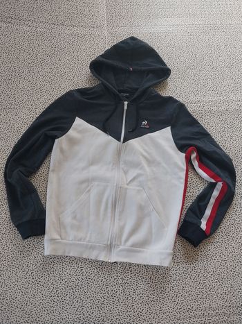 Hoodie Le Coq Sportif tricolore  Taille M