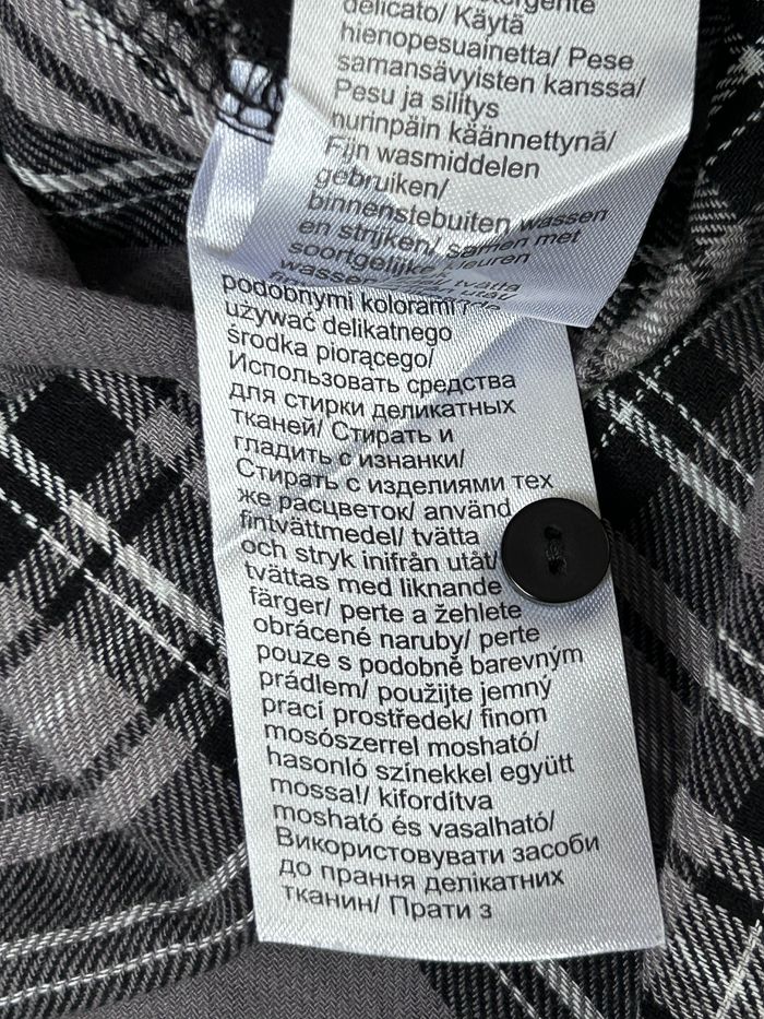 Chemise grise à carreaux Rainbow - Taille 34 - photo numéro 7