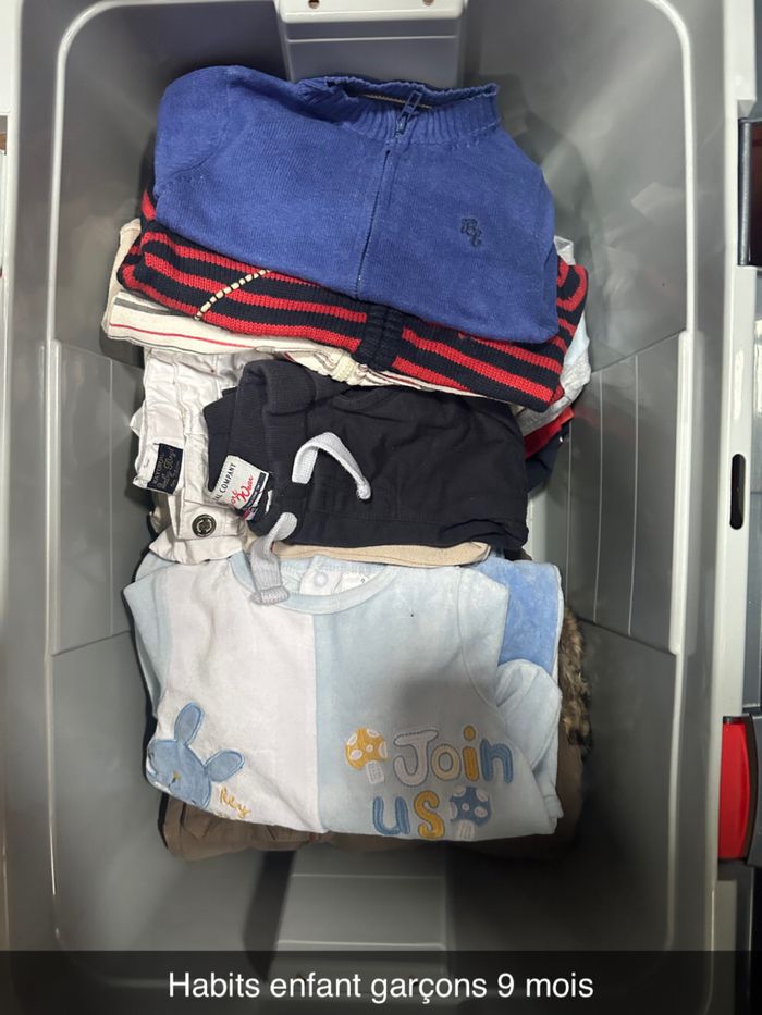 Lit habits enfant garçons 9 mois