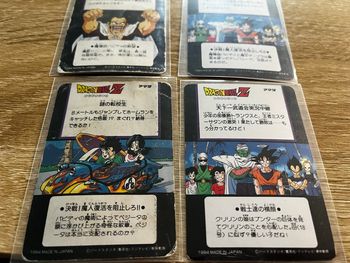 Lot de 4 cartes dragon ball z 1994 Hero collection