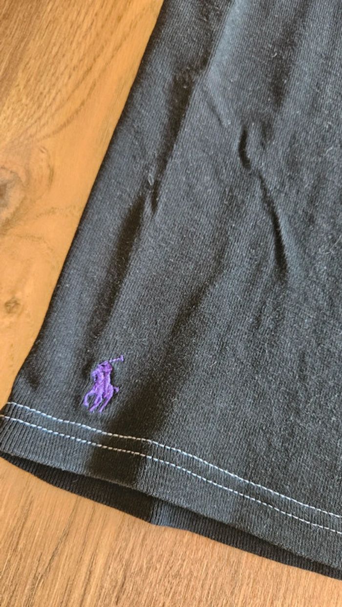 Débardeur noir surpiqures blanches, Polo Ralph Lauren - photo numéro 2