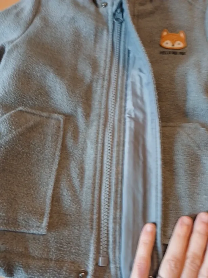 Manteau chaud 18mois renard - photo numéro 5