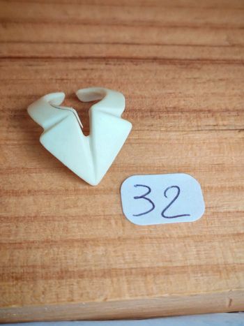 Playmobil vintage col blanc pointu