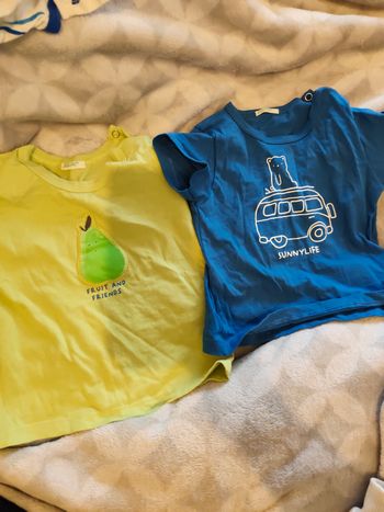 Lot de t-shirt Benetton 