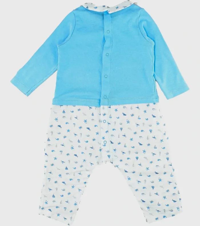 Petit Bateau Combinaison 12 mois en coton bio - photo numéro 2