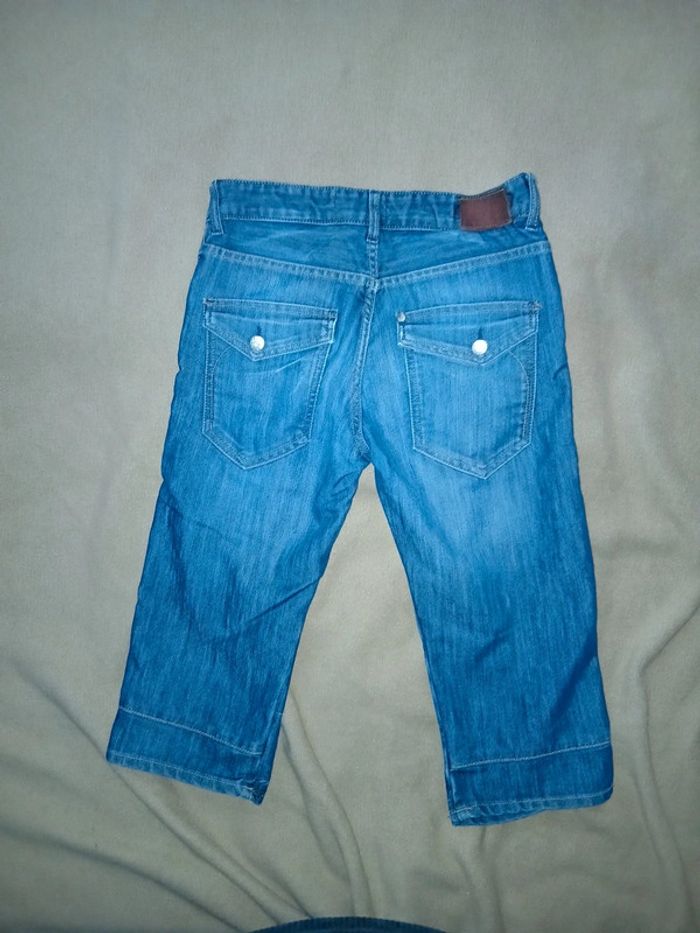 Pantacourt en jean H&M taille 14 ans - photo numéro 2