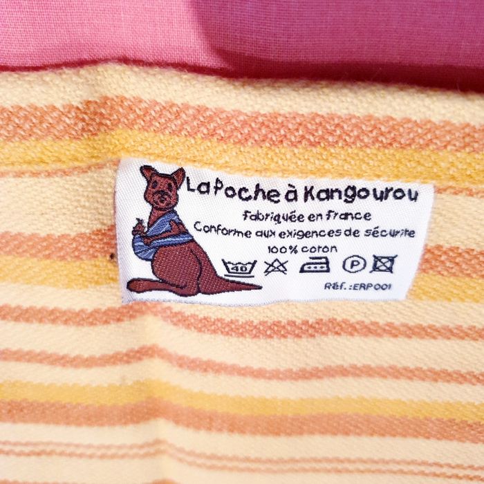 Écharpe de portage - la poche à kangourou 4,70m - porte bébé - photo numéro 3