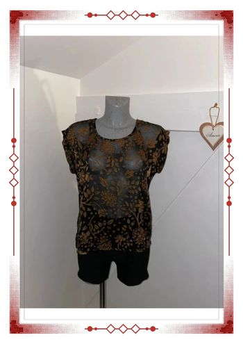 Jolie haut transparent