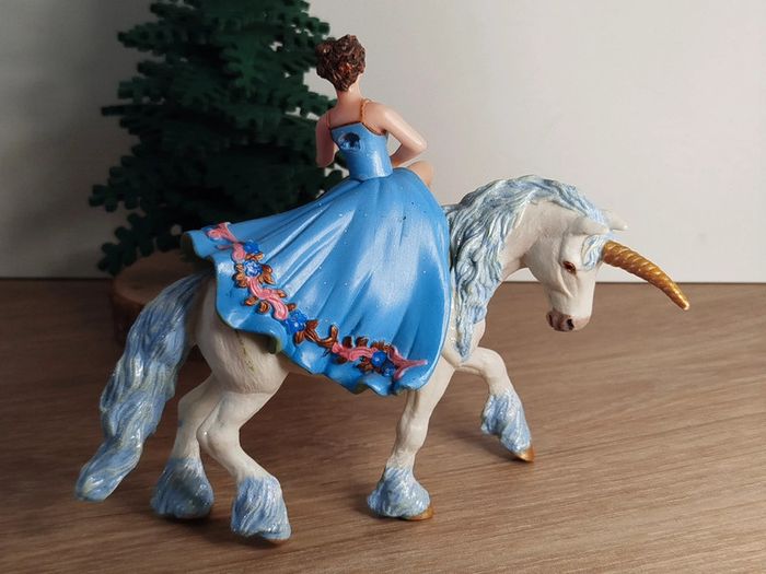 PAPO personnage elfe et sa licorne Figurine Animal imaginaire Bayala - photo numéro 3