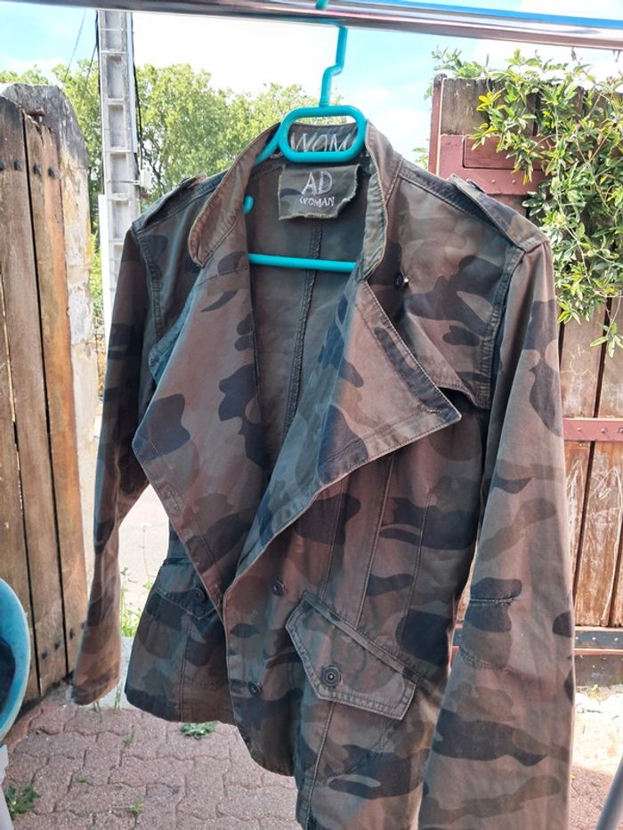 Veste en coton, imprimé camouflage militaire - T.M / 38 - photo numéro 10