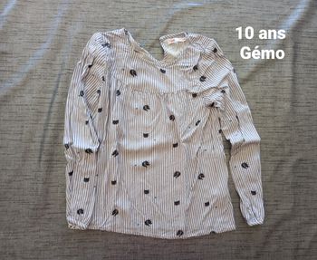 Chemise 10 ans