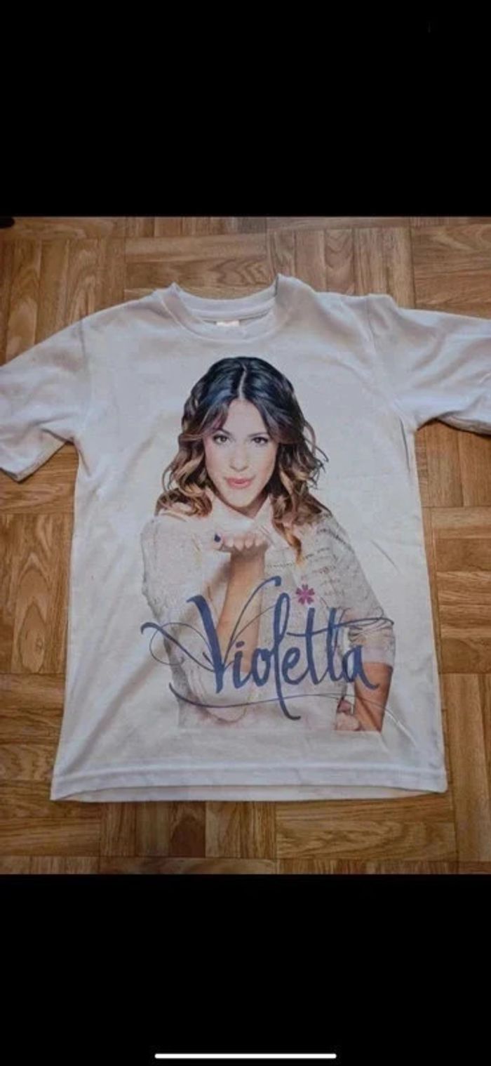 T-shirt vintage Violetta fille 8-10 ans en très bon état