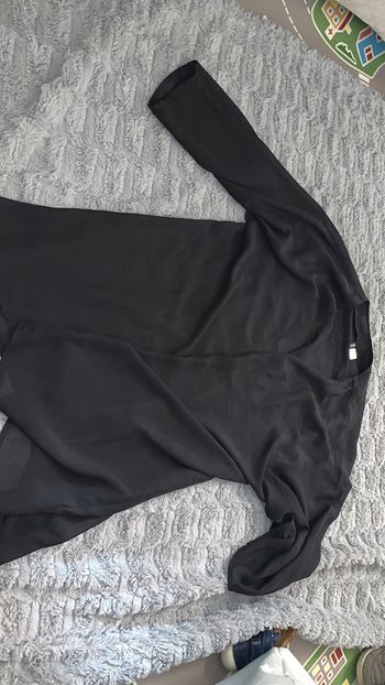 Gilet voilage noir H&M taille M