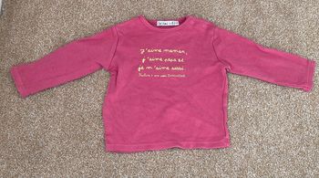 T-shirt manches longues fille 6 mois