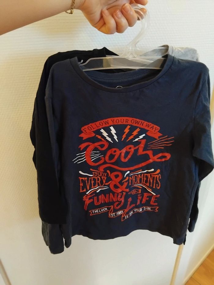 Lots techerts manches longues garçon 5ans - photo numéro 2