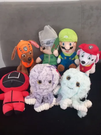 1 Peluche au choix parmi les 7