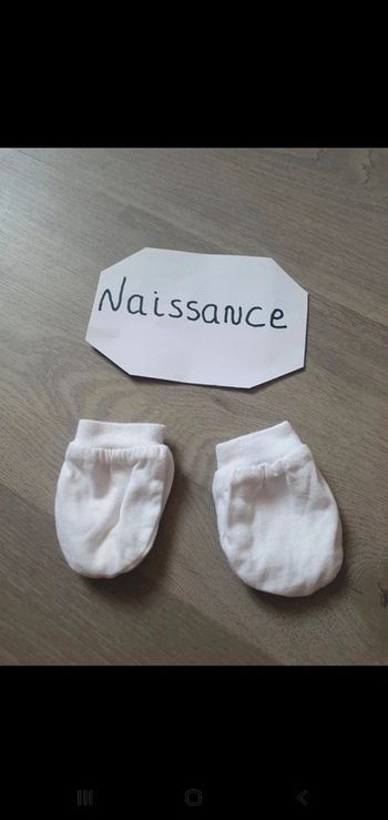 Mouffles Gants naissance mixte