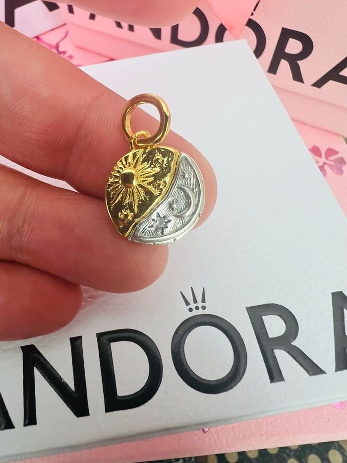 Médaillon talisman ma lune et mon soleil séparables - photo numéro 8