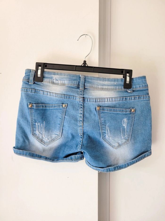 Short en Jean Femme Miss Natalie – Taille L – Très Bon État - photo numéro 3