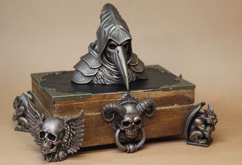 Boite Coffret à bijoux Le Gardien de la Peste –Style Gothique & Steampunk