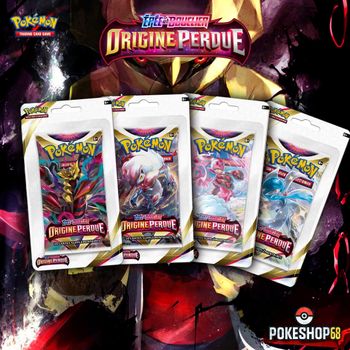 🌌 Art Set Pokémon EB11 – Origine Perdue – 4 Boosters sous Blisters Officiels – 🇫🇷 Version Françai